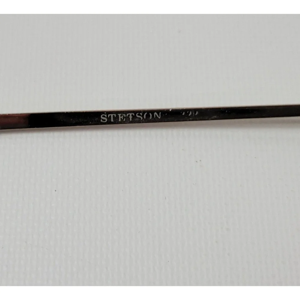 Vtg Stetson Zyloware Gold Tone Eyeglasses Frames 057‎ 57-17